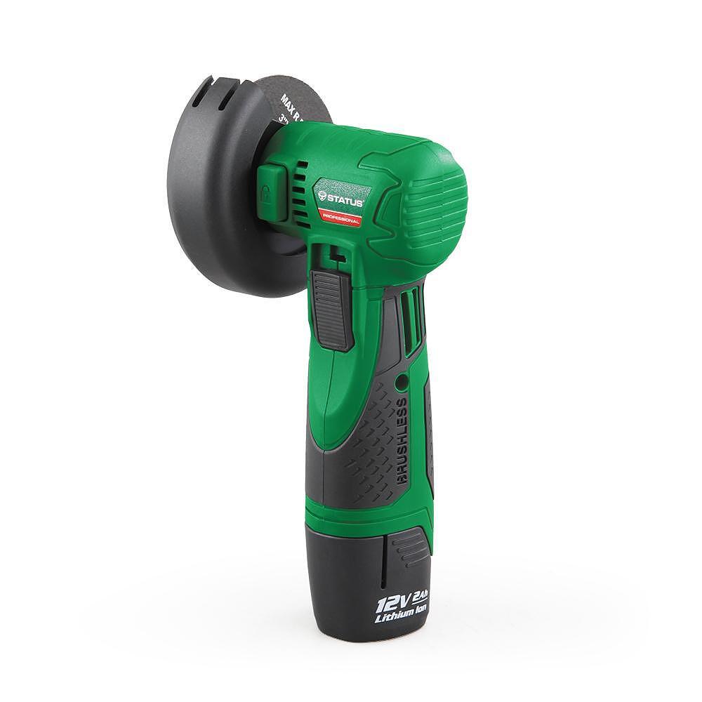 Акумулаторен безчетков мини ъглошлайф Status SH115E | JAR Computers Акумулаторен безчетков мини ъглошлайф Status SH115E