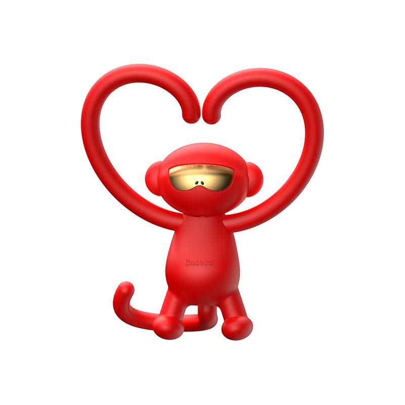 Ароматизатор за автомобил с формата на маймунка - Baseus Monkey-Shaped Vehicle Fragrance (червен) | JAR Computers Ароматизатор за автомобил с формата на маймунка - Baseus Monkey-Shaped Vehicle Fragrance (червен)