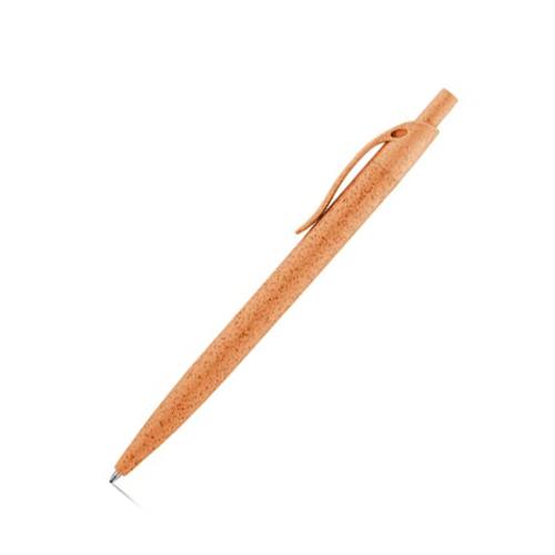 Биоразградима автоматична химикалка STRAW, синя | JAR Computers Биоразградима автоматична химикалка STRAW, синя