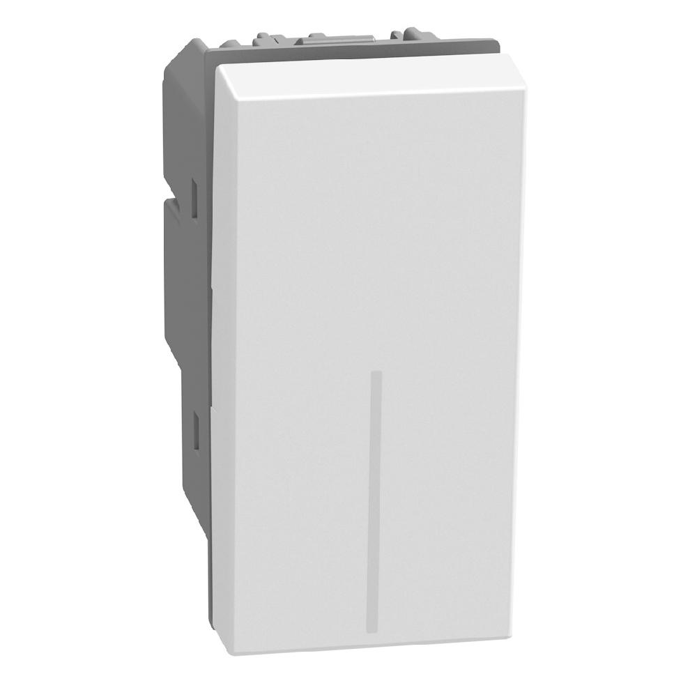 Двуполюсен ключ 1M 16А Бял - bticino Light Now YW4002 | JAR Computers Двуполюсен ключ 1M 16А Бял - bticino Light Now YW4002