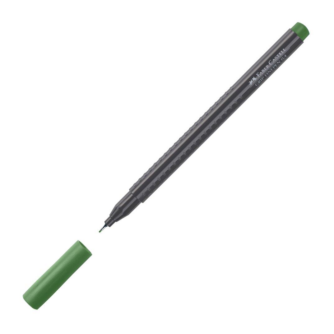 Faber-Castell Тънкописец Grip, 0.4 mm, зелен