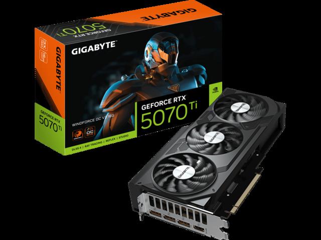 GIGABYTE GeForce RTX 5070 Ti WINDFORCE OC V2 16G