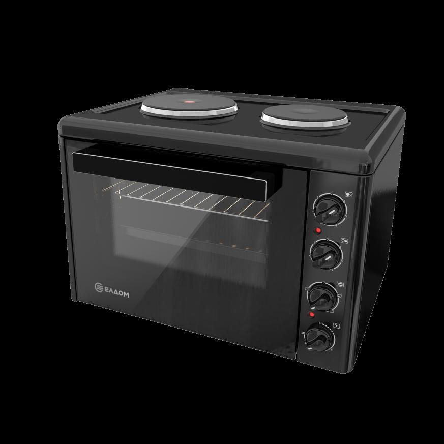 Готварска печка мини Елдом 203VFBЕN-NEW , 2 ток | JAR Computers Готварска печка мини Елдом 203VFBЕN-NEW , 2 ток