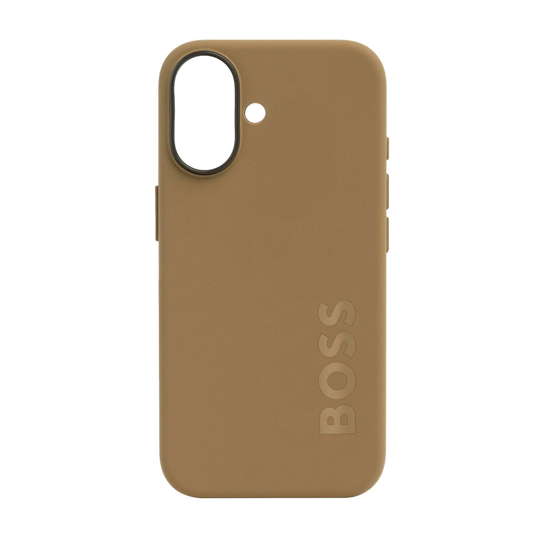 Hugo Boss Калъф за телефон, за iPhone 16, карамел | JAR Computers Hugo Boss Калъф за телефон, за iPhone 16, карамел