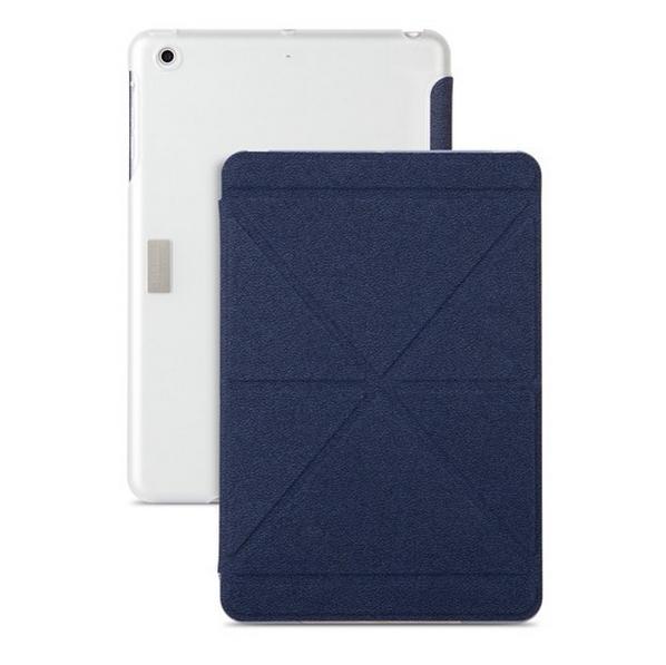 Калъф и поставка за iPad mini, iPad mini 2, iPad mini 3 - Moshi VersaCover Mini Origami (син) | JAR Computers Калъф и поставка за iPad mini, iPad mini 2, iPad mini 3 - Moshi VersaCover Mini Origami (син)