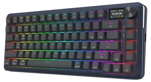 Механична клавиатура Redragon - Flekact Pro K708-RGB-PRO, безжична, RGB, черна | JAR Computers Механична клавиатура Redragon - Flekact Pro K708-RGB-PRO, безжична, RGB, черна
