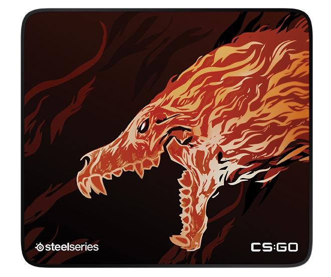 Подложка за мишка SteelSeries - QcK+ Limited CS:GO Howl Edition, M, мека, черна | JAR Computers Подложка за мишка SteelSeries - QcK+ Limited CS:GO Howl Edition, M, мека, черна