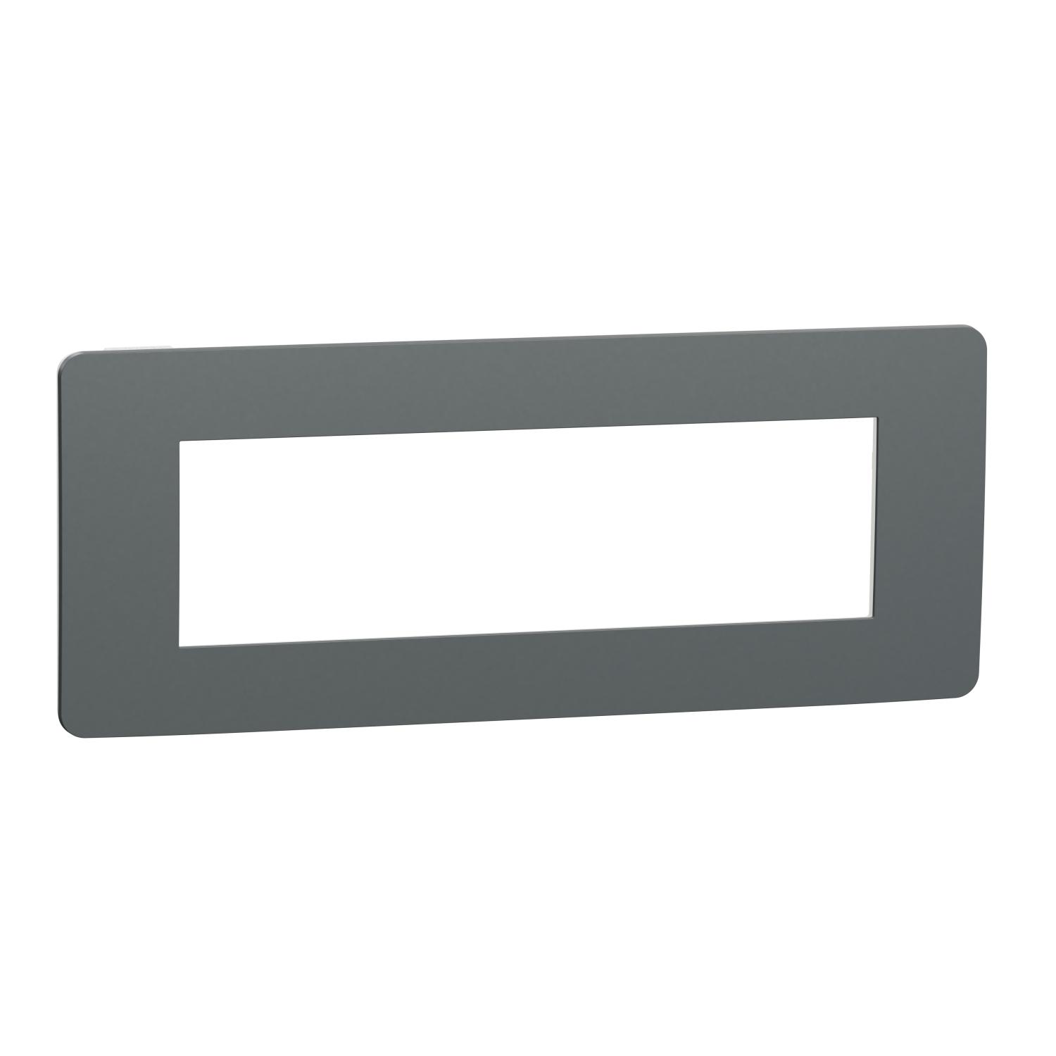 Рамка 7M Unica Studio, гранит/бял - SCHNEIDER ELECTRIC New Unica NU270721 | JAR Computers Рамка 7M Unica Studio, гранит/бял - SCHNEIDER ELECTRIC New Unica NU270721