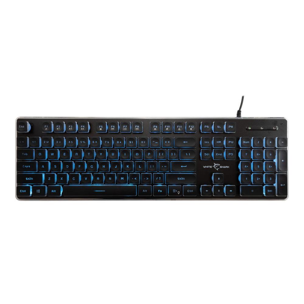 SBOX K-123US-EUR :: Клавиатура с БДС надписи + € символ, USB, черна