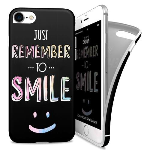 Силиконов (TPU) калъф за iPhone 8, iPhone 7 - iPaint Smile Soft Case | JAR Computers Силиконов (TPU) калъф за iPhone 8, iPhone 7 - iPaint Smile Soft Case