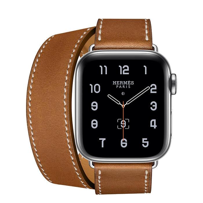 Умен часовник от Apple - Apple Watch Hermès Series 5, 40mm Fauve Stainless Steel Case with Double Tour, GPS + Cellular | JAR Computers Умен часовник от Apple - Apple Watch Hermès Series 5, 40mm Fauve Stainless Steel Case with Double Tour, GPS + Cellular