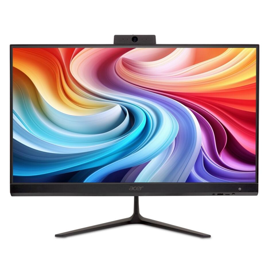Acer Aspire C27-B, 27'' FHD IPS AiO 120Hz Intel Core i5-13420H ( up to 4.60GHz, 12MB), 32GB DDR4 (2x16GB), 1024GB SSD, no DVD, Intel UHD, HDMI, USB 3.2, USB 2.0, Type- C, RJ-45, WiFi 6E & BT 5.0, Glan,Tilt, Cam+mic, KBD & Mouse Wireless, NO OS, Black