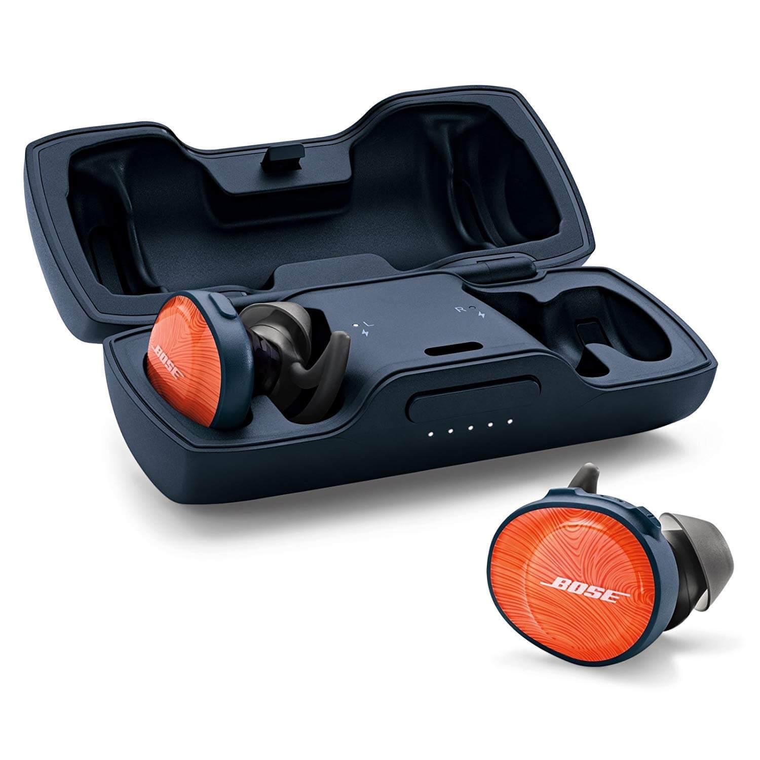 Безжични спортни слушалки за мобилни устройства - Bose SoundSport Free Wireless Headphones (оранжев-син) | JAR Computers Безжични спортни слушалки за мобилни устройства - Bose SoundSport Free Wireless Headphones (оранжев-син)