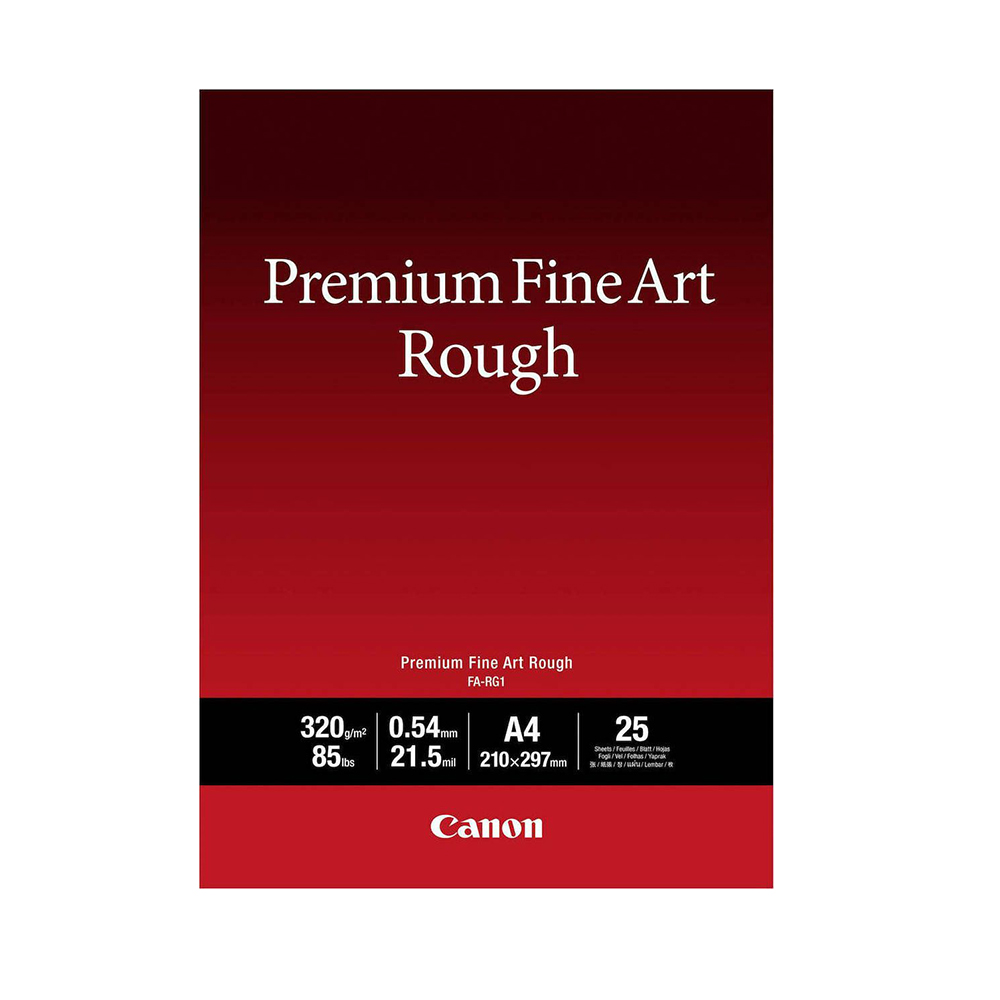 Canon Photo Paper Premium FineArt Rough A4 25 sheets (4562C001) (CANFARG1A4) | JAR Computers Canon Photo Paper Premium FineArt Rough A4 25 sheets (4562C001) (CANFARG1A4)