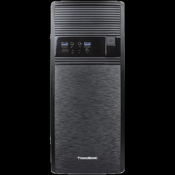 Chassis FC-F56A, ATX, 7 slots, 1 X 5.25", 2 X 3.5" H.D., 2 X 2.5" SSD,2 x USB 3.0, 1 X Type C / 1 x AUDIO / - FC-F56A-USB-C