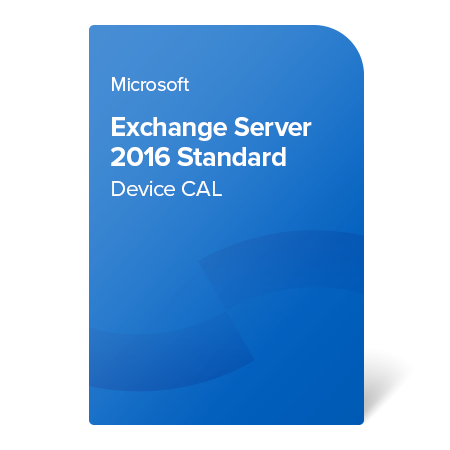 Exchange Server 2016 Standard Device CAL електронен сертификат | JAR Computers Exchange Server 2016 Standard Device CAL електронен сертификат