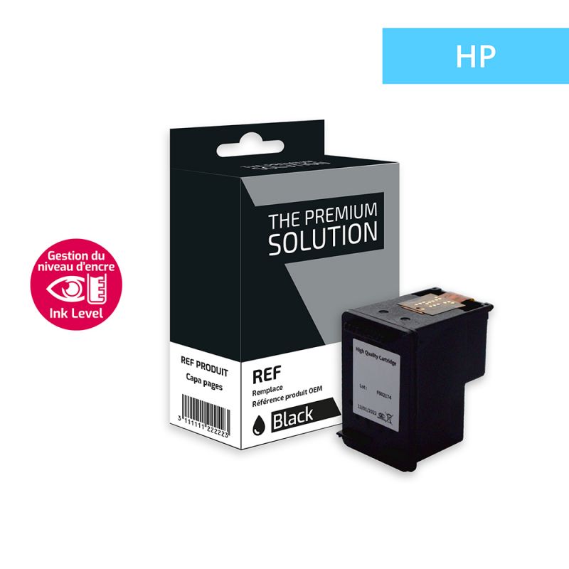 F6U68AE, HP 302XL Репроизведена мастилена касета (черна) | JAR Computers F6U68AE, HP 302XL Репроизведена мастилена касета (черна)