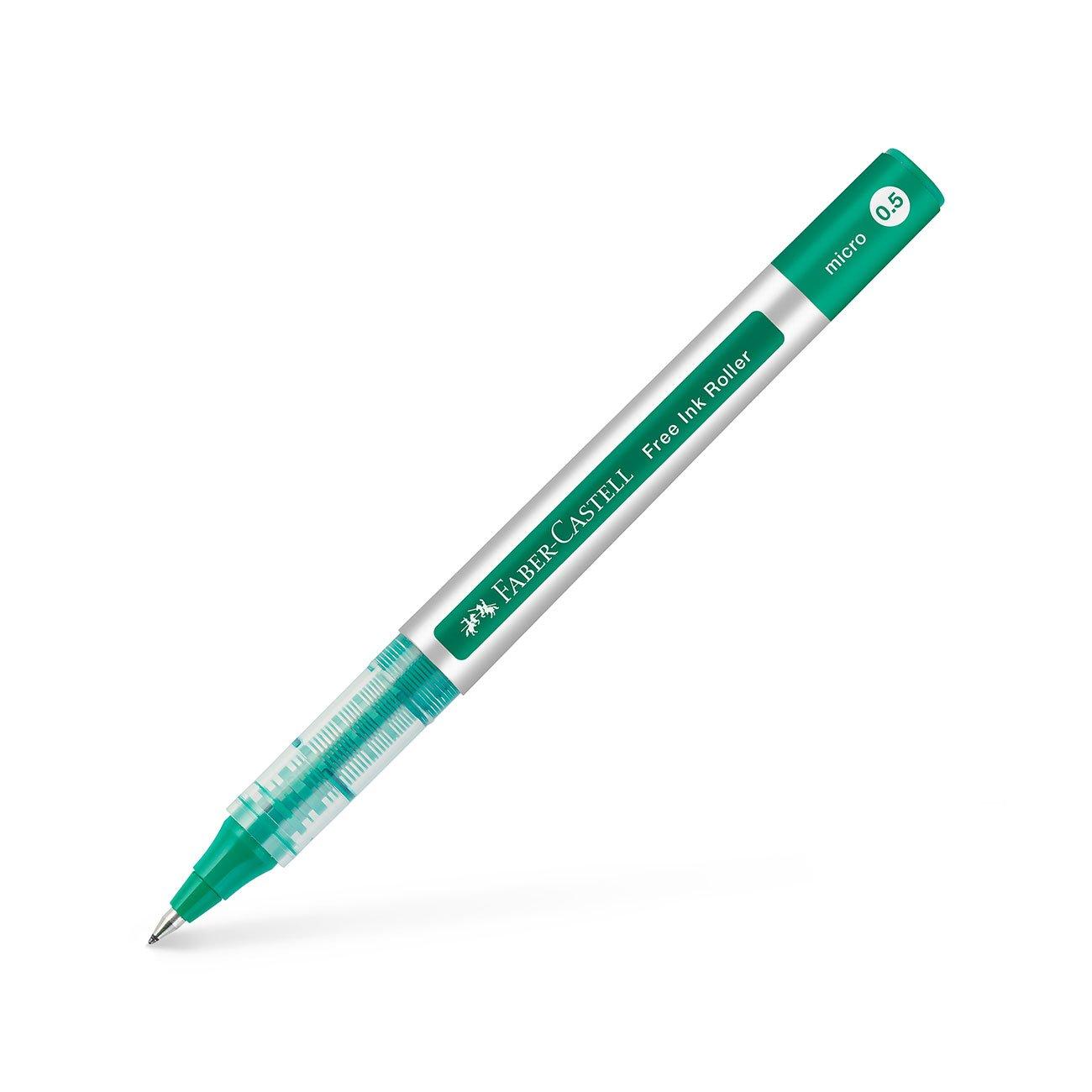 Faber-Castell Ролер Free Ink, 0.5 mm, зелен