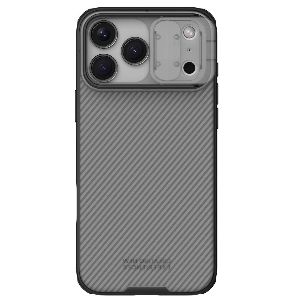 Хибриден удароустойчив кейс за iPhone 17 Pro Max - Nillkin CamShield Pro Hard Case (черен-прозрачен) | JAR Computers Хибриден удароустойчив кейс за iPhone 17 Pro Max - Nillkin CamShield Pro Hard Case (черен-прозрачен)