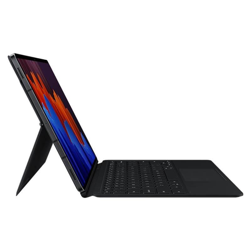 Кейс, клавиатура с тракпад и поставка за Samsung Galaxy Tab S8 Plus, Galaxy Tab S7 Plus (черен) - Samsung Book Keyboard Case EF-DT970UBE | JAR Computers Кейс, клавиатура с тракпад и поставка за Samsung Galaxy Tab S8 Plus, Galaxy Tab S7 Plus (черен) - Samsung Book Keyboard Case EF-DT970UBE