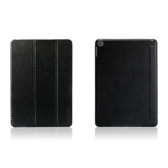Кожен кейс с поставка и покритие за дисплея за iPad Air 2, iPad Pro 9.7 - Tunewear CarbonLook (черен) | JAR Computers Кожен кейс с поставка и покритие за дисплея за iPad Air 2, iPad Pro 9.7 - Tunewear CarbonLook (черен)