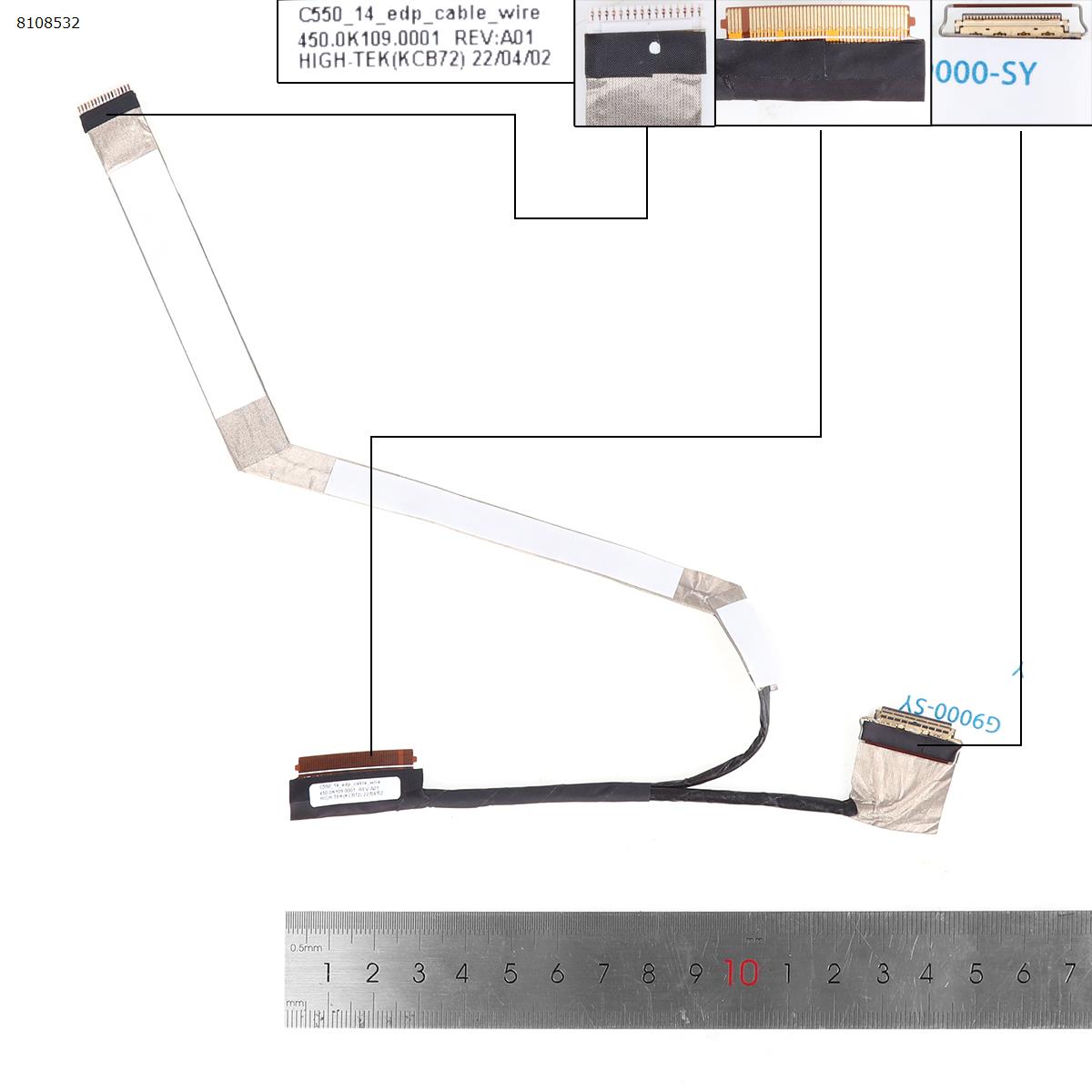 Лентов Кабел за лаптоп (LCD Cable) Lenovo Flex 5-14ALC05 5-14IIL05 5-14ITL05 Yoga C550-14 - 30 Pin | JAR Computers Лентов Кабел за лаптоп (LCD Cable) Lenovo Flex 5-14ALC05 5-14IIL05 5-14ITL05 Yoga C550-14 - 30 Pin