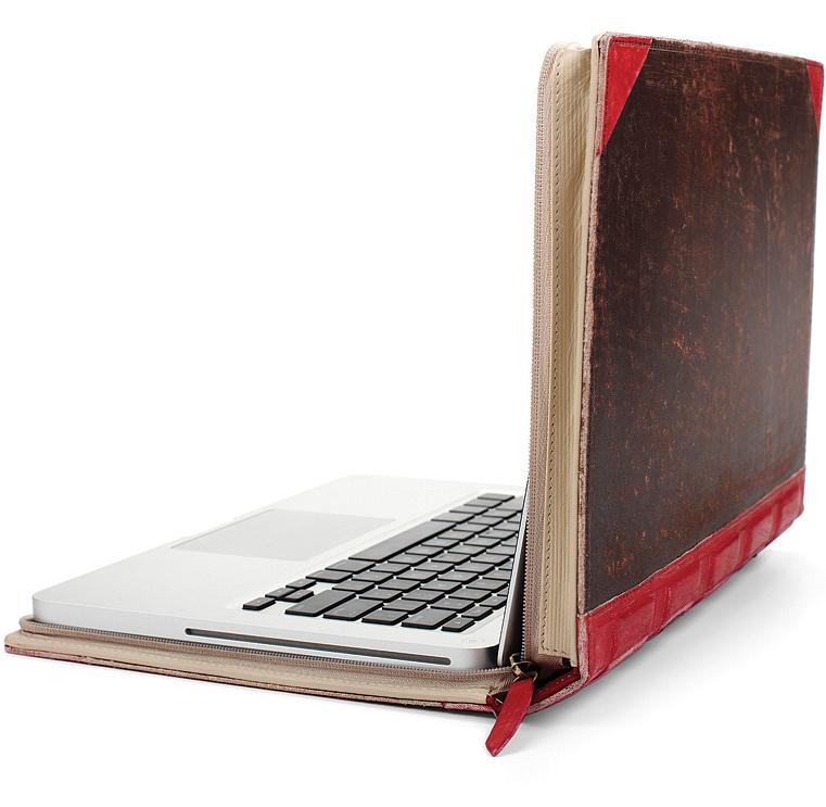 Луксозен кожен калъф за MacBook Pro 13, Retina 13 инча - TwelveSouth BookBook (кафяв-червен) | JAR Computers Луксозен кожен калъф за MacBook Pro 13, Retina 13 инча - TwelveSouth BookBook (кафяв-червен)