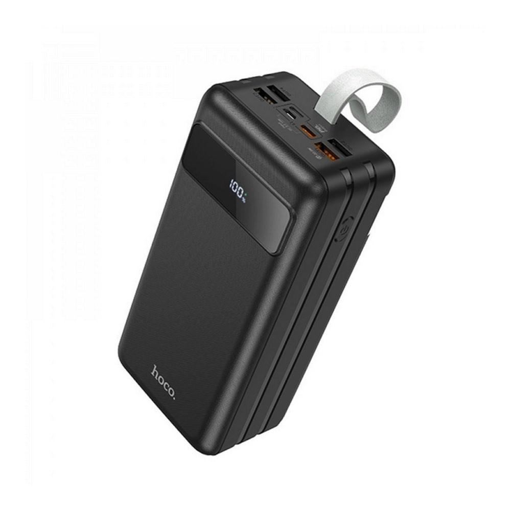 Мощна външна батерия с 1xUSB-C и 4xUSB-A изхода и технология за бързо зареждане - Hoco J86B Power Bank 22.5W 60000mAh (черен) | JAR Computers Мощна външна батерия с 1xUSB-C и 4xUSB-A изхода и технология за бързо зареждане - Hoco J86B Power Bank 22.5W 60000mAh (черен)