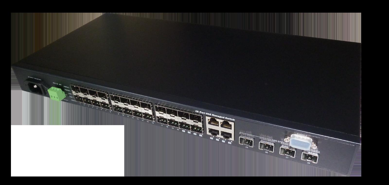 Оптичен суич 28-порта Layer 2 Plus FGS-2628KX (4-Port 10G SFP+)
