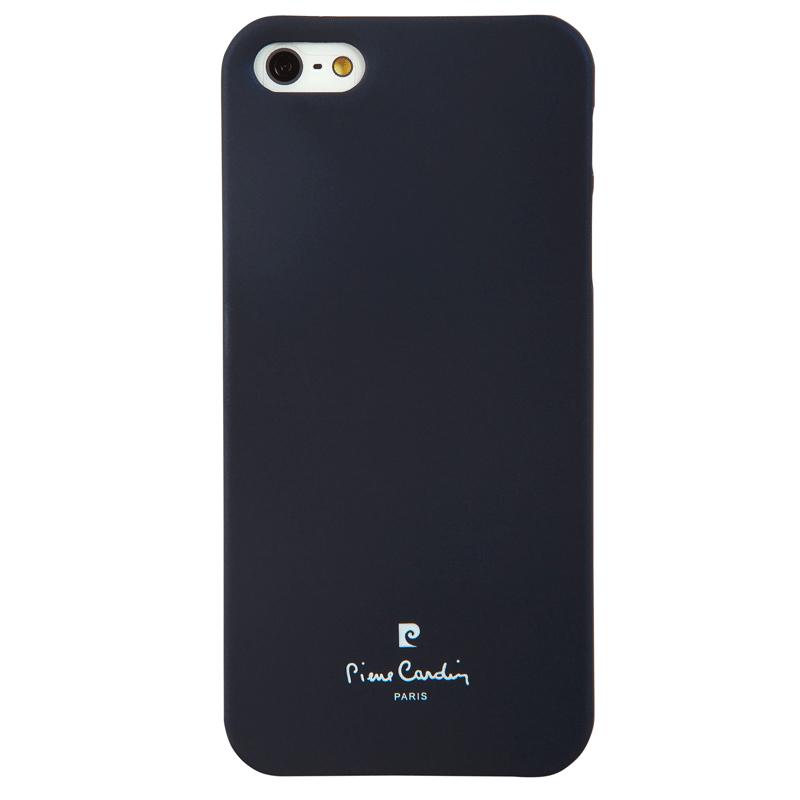 Поликарбонатов кейс за iPhone 5, iPhone 5S, iPhone SE - Pierre Cardin Silk cover (тъмносин-мат) | JAR Computers Поликарбонатов кейс за iPhone 5, iPhone 5S, iPhone SE - Pierre Cardin Silk cover (тъмносин-мат)