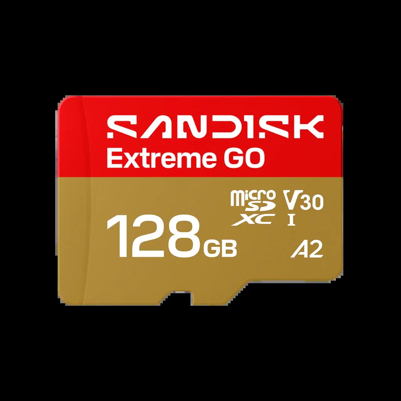 Sandisk карта Extreme GO microSD&trade; UHS-I Card 128GB, V30, A2
