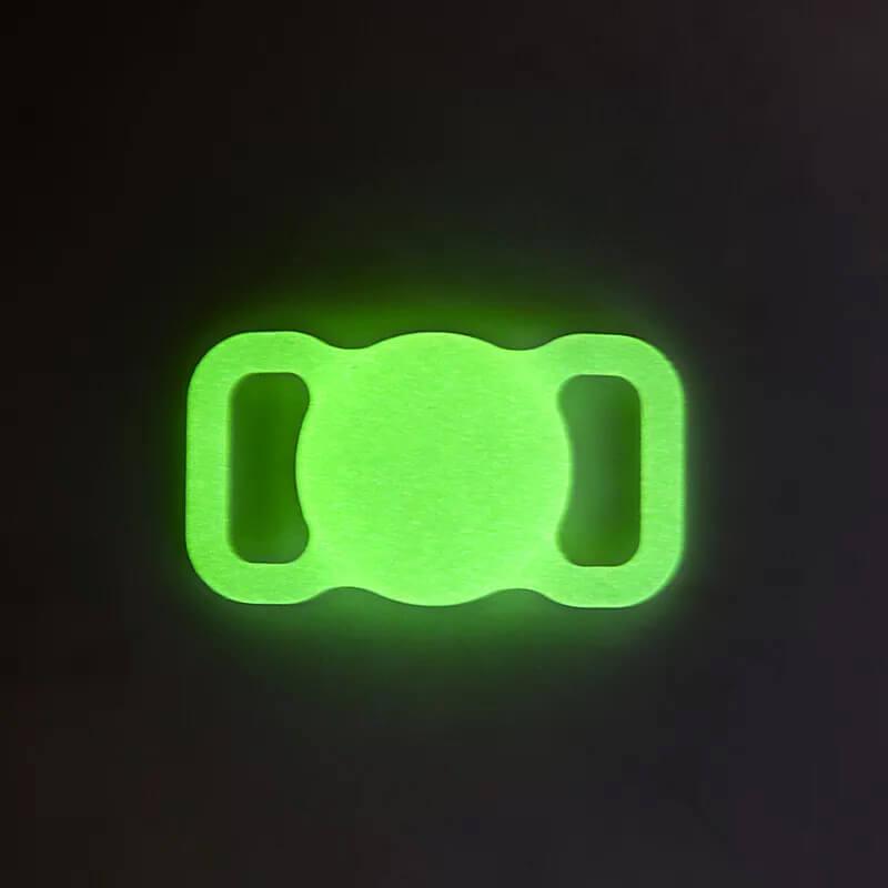 Силиконов държач за каишки за домашни любимци за Apple AirTag - JC AirTag Pet Collar (бял-фосфор) | JAR Computers Силиконов държач за каишки за домашни любимци за Apple AirTag - JC AirTag Pet Collar (бял-фосфор)