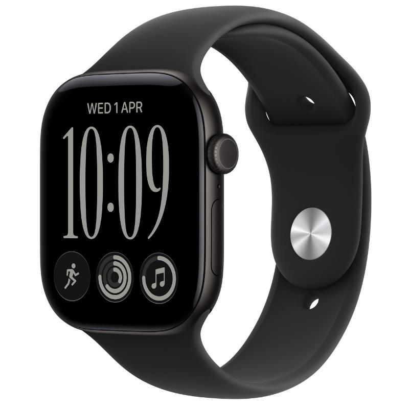 Смарт часовник Apple Watch 12 42mm Black/Black Band S/M mjea4 , 64 , Apple S11 64-bit Dual Core