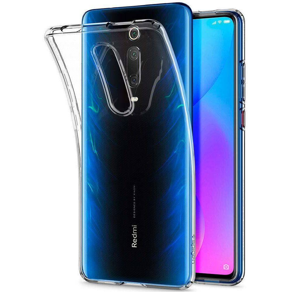 Тънък качествен силиконов (TPU) калъф за Xiaomi Mi 9T, Mi 9T Pro, K20, K20 Pro (прозрачен) - Spigen Liquid Crystal | JAR Computers Тънък качествен силиконов (TPU) калъф за Xiaomi Mi 9T, Mi 9T Pro, K20, K20 Pro (прозрачен) - Spigen Liquid Crystal