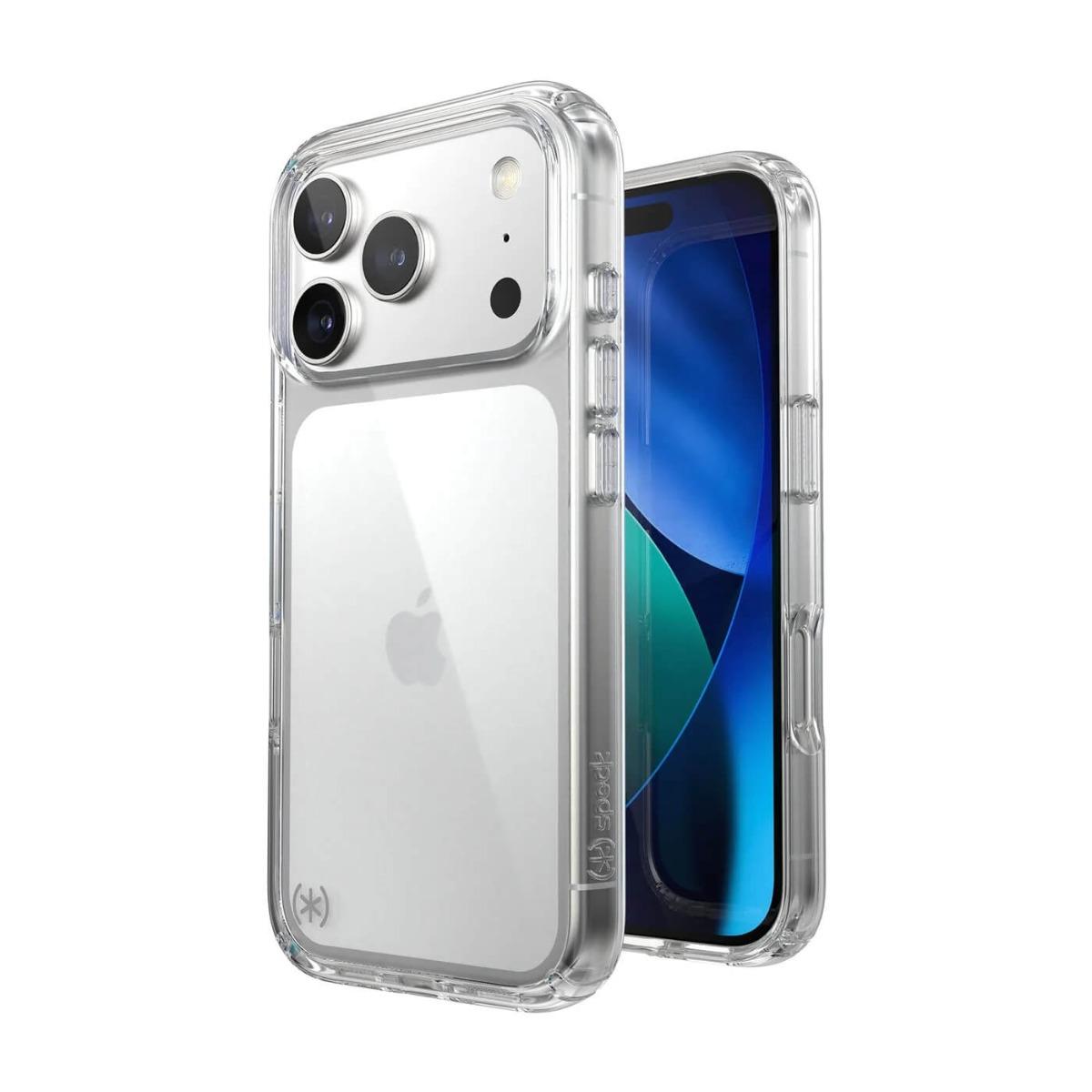 Удароустойчив хибриден кейс за iPhone 17 Pro - Speck Presidio Perfect Clear Case (прозрачен) | JAR Computers Удароустойчив хибриден кейс за iPhone 17 Pro - Speck Presidio Perfect Clear Case (прозрачен)
