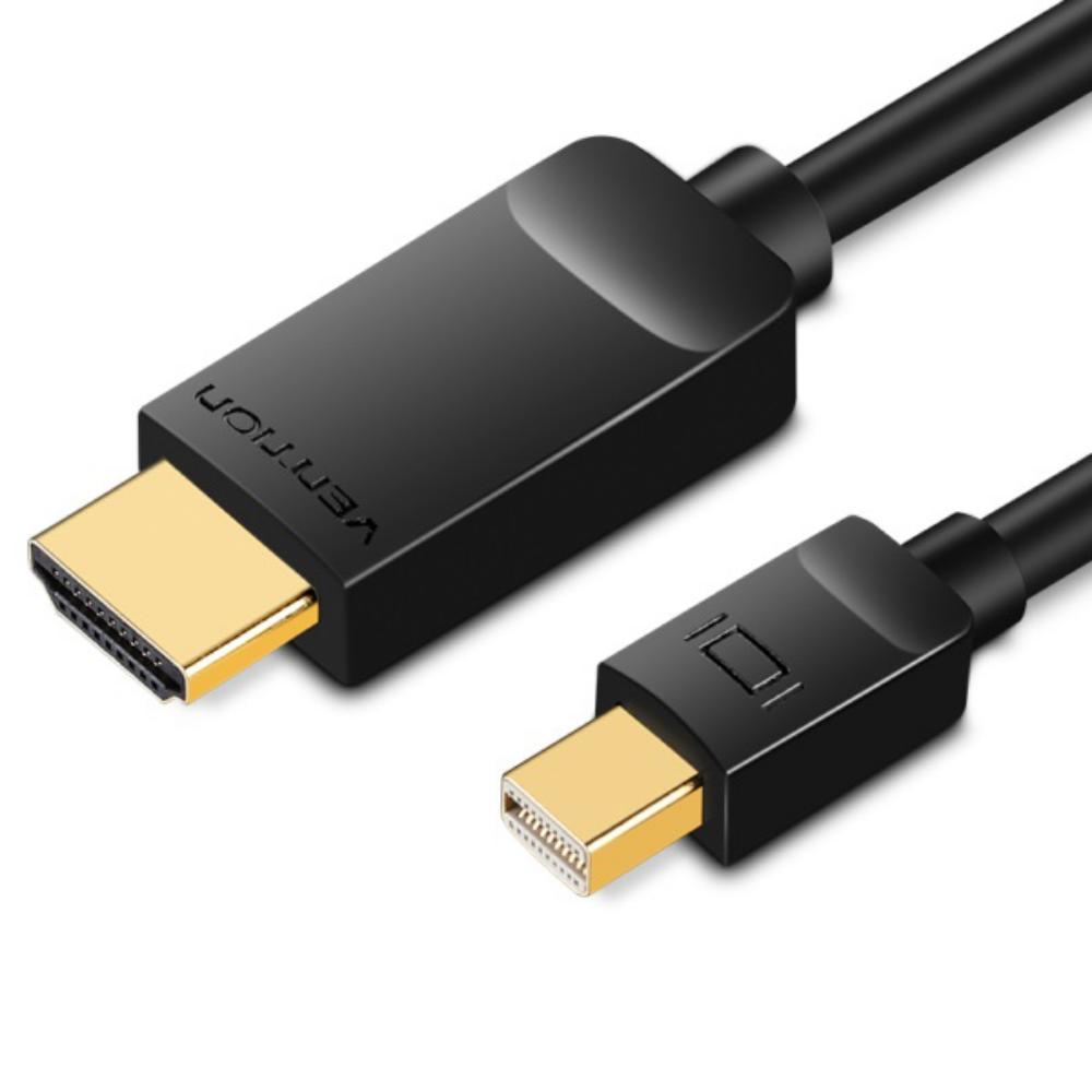 VENTION Mini DisplayPort to HDMI Cable 3M Black (HABBI) (VENHABBI) | JAR Computers VENTION Mini DisplayPort to HDMI Cable 3M Black (HABBI) (VENHABBI)