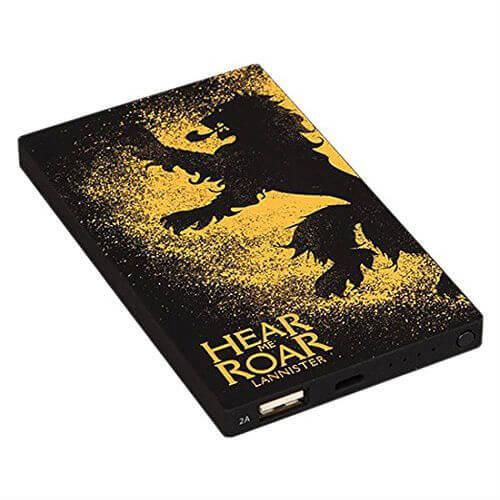 Външна батерия с USB изход за мобилни устройства - USB Tribe Game Of Thrones House Lannister 4000mAh Power Bank | JAR Computers Външна батерия с USB изход за мобилни устройства - USB Tribe Game Of Thrones House Lannister 4000mAh Power Bank