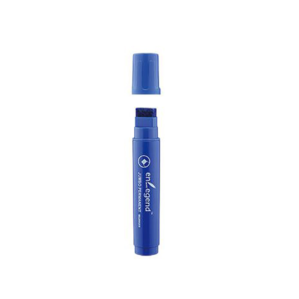 Enlegend Permanent Jumbo Marker Square Blue (ENL-PM2010-BL) (ENLPM2010BL)