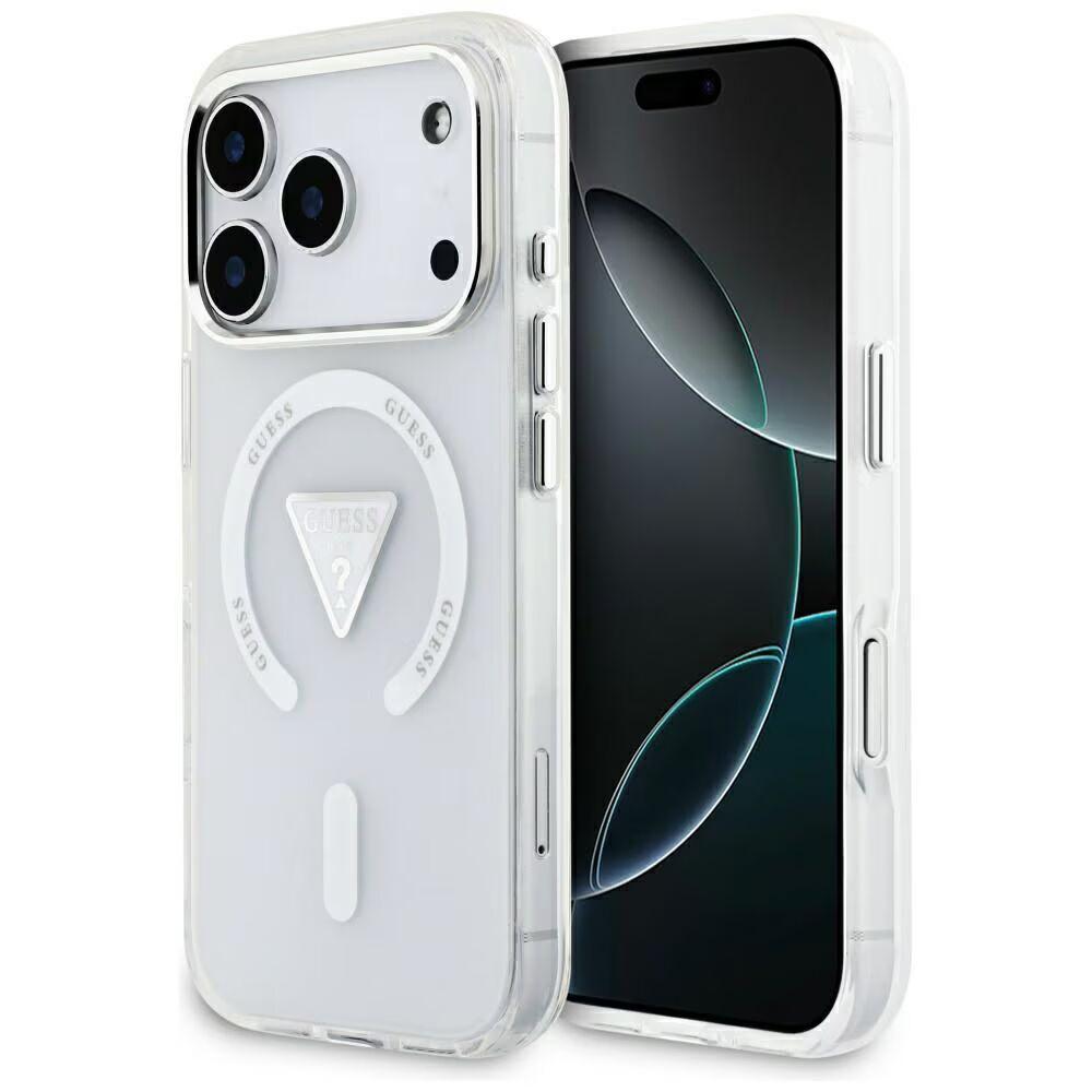 GUESS Калъф Apple iPhone 17 Pro, IML Gradient Triangle Logo MagSafe, прозрачен - GUHMP17LHGTMLCGT | JAR Computers GUESS Калъф Apple iPhone 17 Pro, IML Gradient Triangle Logo MagSafe, прозрачен - GUHMP17LHGTMLCGT