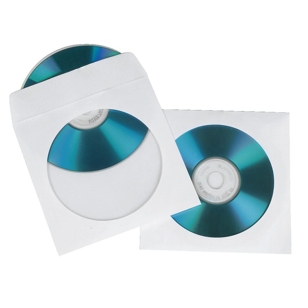 Hama CD Paper Sleeves, white, 100 pcs/Pack 1 дискове Бяла | JAR Computers Hama CD Paper Sleeves, white, 100 pcs/Pack 1 дискове Бяла