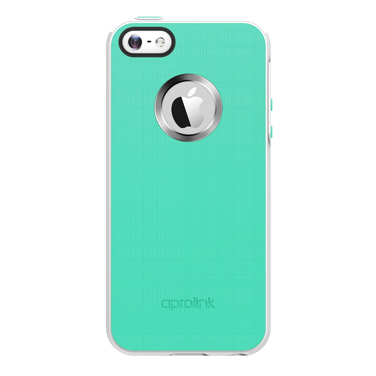 Хибриден кейс за iPhone 5, iPhone 5S, iPhone SE - Aprolink Dual Material Series (светлосин) | JAR Computers Хибриден кейс за iPhone 5, iPhone 5S, iPhone SE - Aprolink Dual Material Series (светлосин)