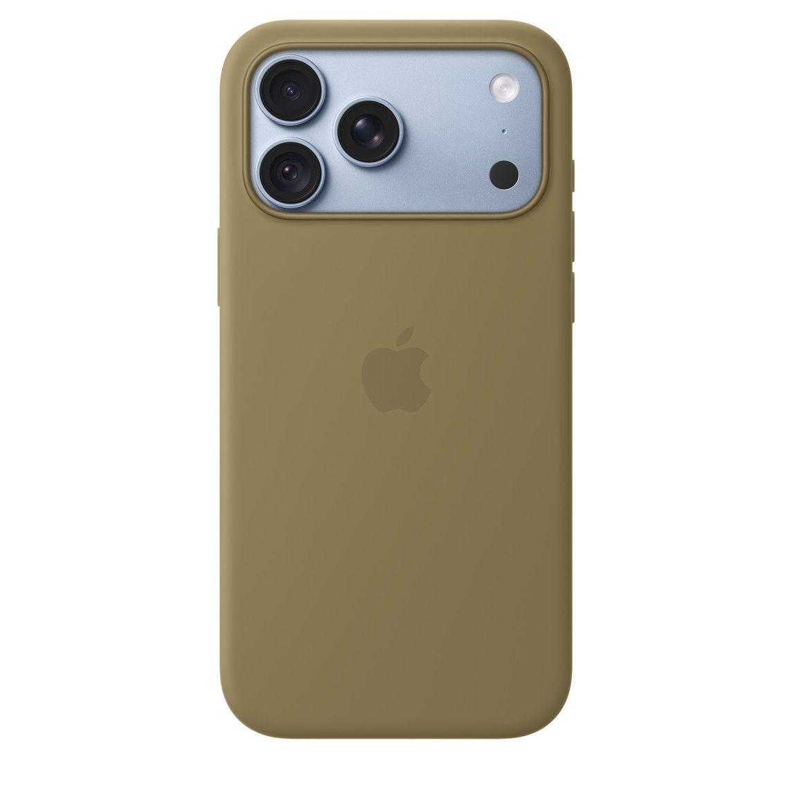 Калъф Apple iPhone 18 Pro Max Silicone MagSafe–Olive MK924