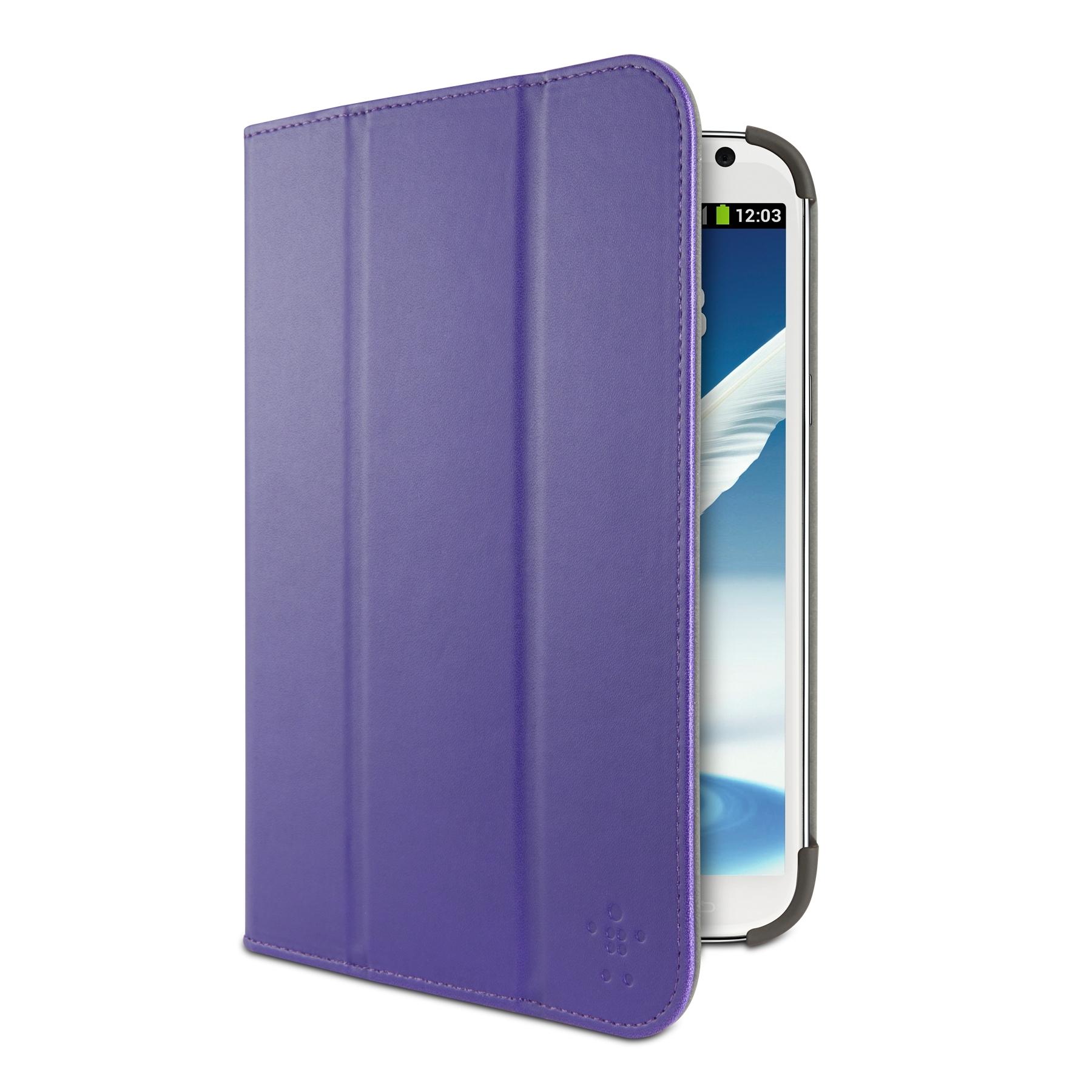 Кожен калъф/стойка за Samsung Galaxy Note 8 - Belkin Tri-Fold Color (лилав) | JAR Computers Кожен калъф/стойка за Samsung Galaxy Note 8 - Belkin Tri-Fold Color (лилав)