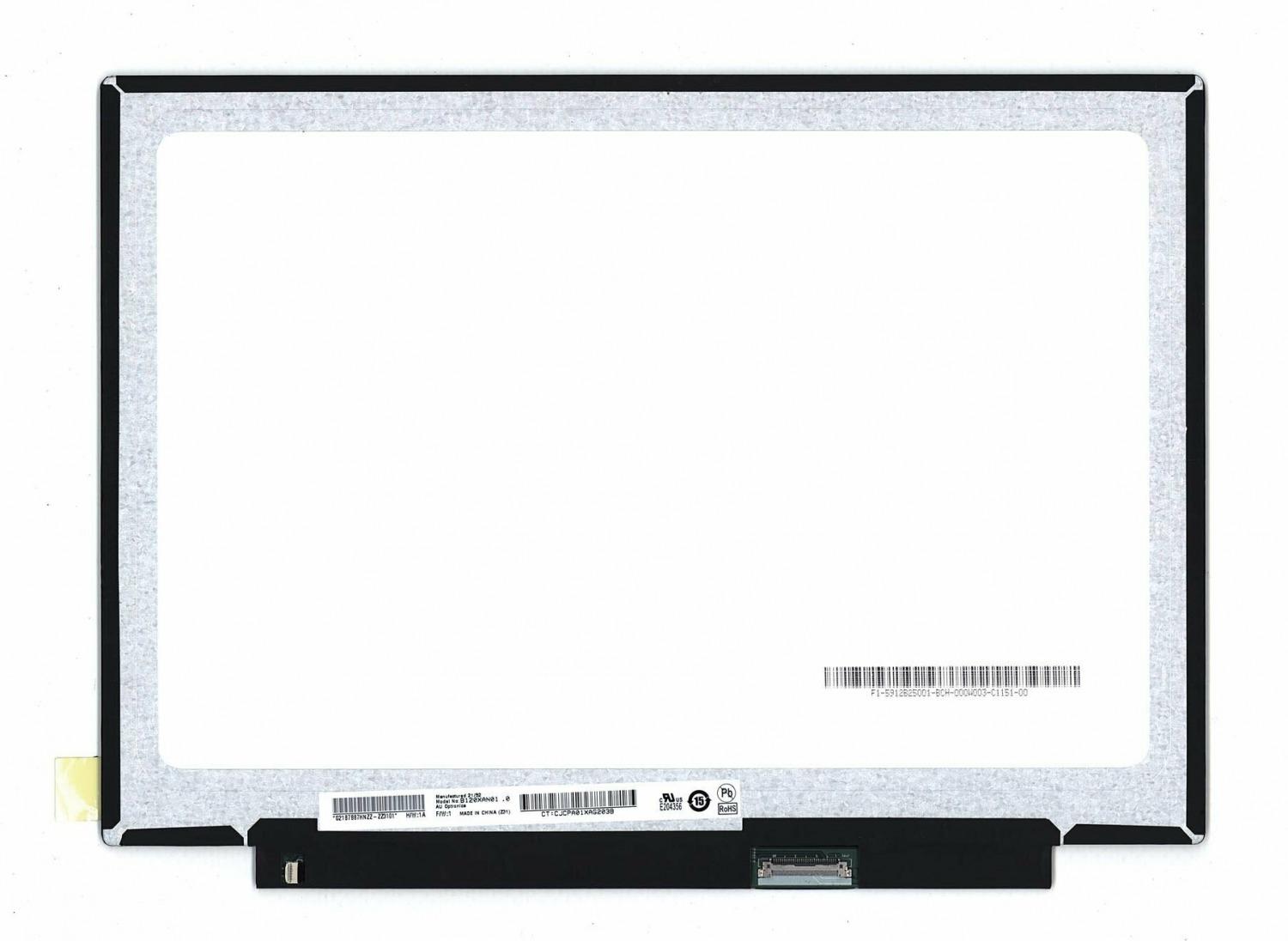 Матрица за лаптоп (Дисплей) 12.0" B120XAN01.0 (eDP No Brackets) (1366x912) (HD+) (Narrow) - Матова / Matt | JAR Computers Матрица за лаптоп (Дисплей) 12.0" B120XAN01.0 (eDP No Brackets) (1366x912) (HD+) (Narrow) - Матова / Matt