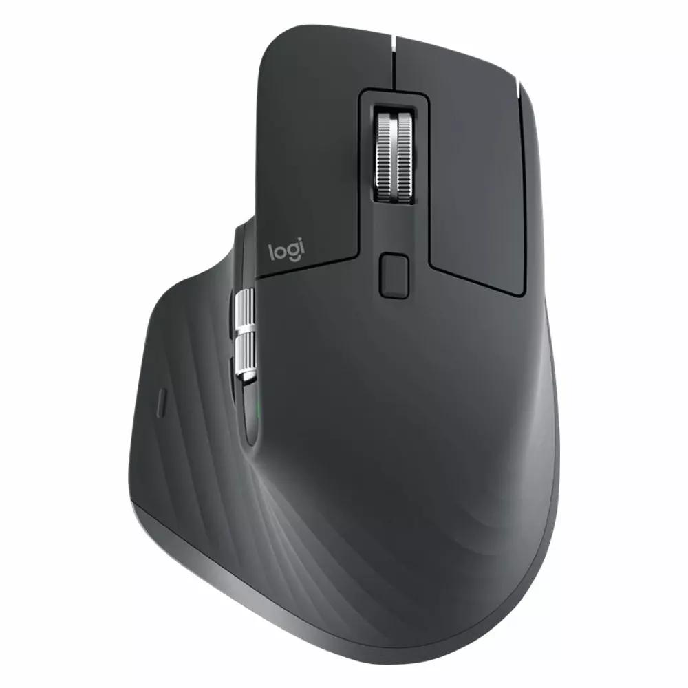Мишка Logitech MX Master 3S for Business, оптична (8000 dpi), безжична, USB, Bluetooth, 7 бутона, черна, 910-006582 | JAR Computers Мишка Logitech MX Master 3S for Business, оптична (8000 dpi), безжична, USB, Bluetooth, 7 бутона, черна, 910-006582