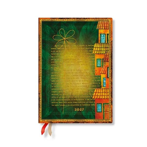 Paperblanks Планер Garcia Marquez, Midi, хоризонтален, мека корица, 88 листа, за 2027 година | JAR Computers Paperblanks Планер Garcia Marquez, Midi, хоризонтален, мека корица, 88 листа, за 2027 година