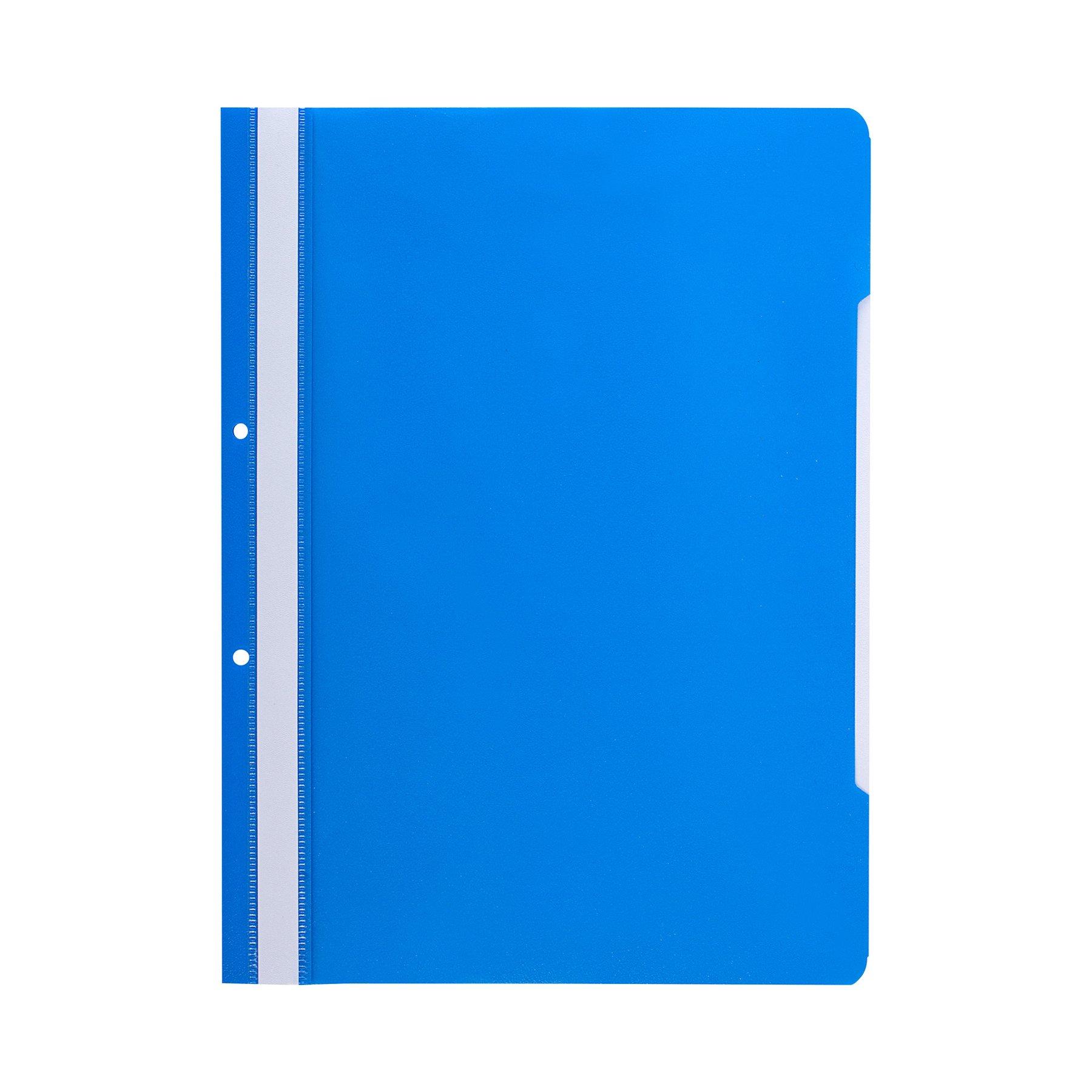 Папка Economy, PP, с перфорация, синя, 50 броя | JAR Computers Папка Economy, PP, с перфорация, синя, 50 броя