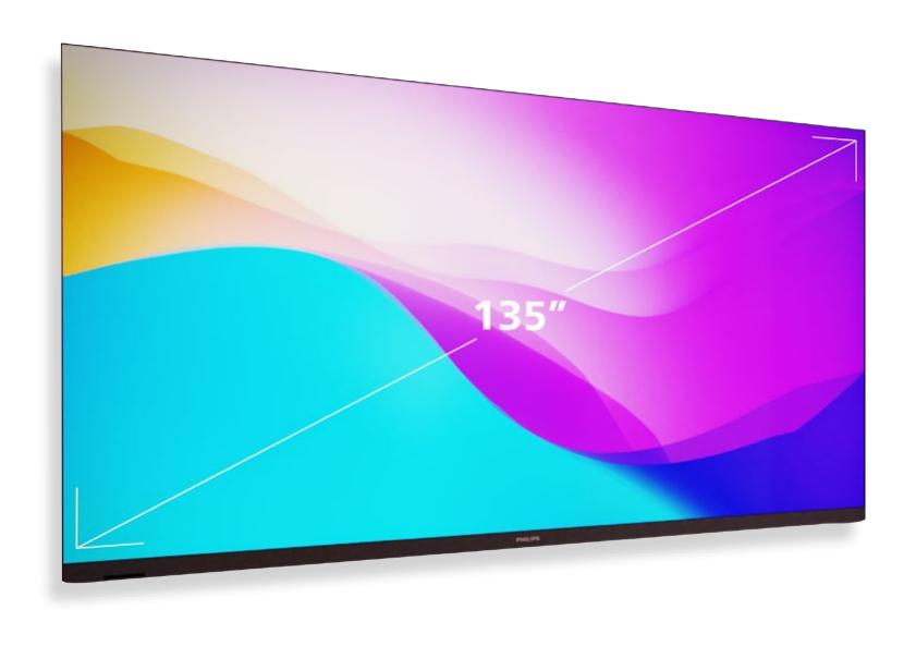 Philips Unite LED 5000 Обществен цифров плосък панел 3,43 м (135") 600 cd/m² Full HD Черен Вграден процесор Android 11 | JAR Computers Philips Unite LED 5000 Обществен цифров плосък панел 3,43 м (135") 600 cd/m² Full HD Черен Вграден процесор Android 11