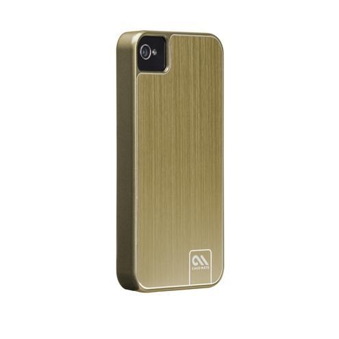 Поликарбонатов кейс за iPhone 4/4S - CaseMate Brushed Aluminium (златист) | JAR Computers Поликарбонатов кейс за iPhone 4/4S - CaseMate Brushed Aluminium (златист)