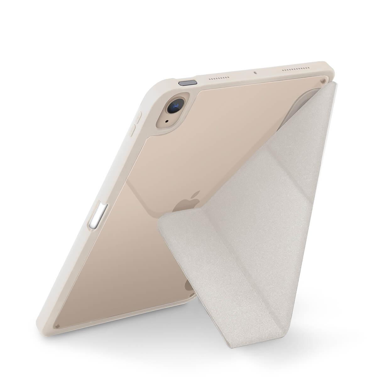 Полиуретанов кейс с поставка и отделение за Apple Pencil 2 за iPad Air 5 (2022), iPad Air 4 (2020) - Uniq Moven Case (бежов) | JAR Computers Полиуретанов кейс с поставка и отделение за Apple Pencil 2 за iPad Air 5 (2022), iPad Air 4 (2020) - Uniq Moven Case (бежов)